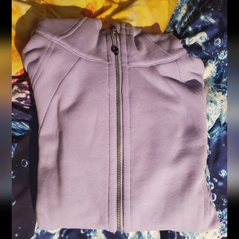 lululemon athletica Lilac Smoke Scuba Full Zip Hoodie